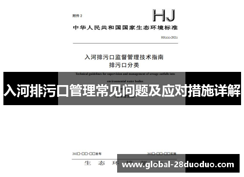 入河排污口管理常见问题及应对措施详解